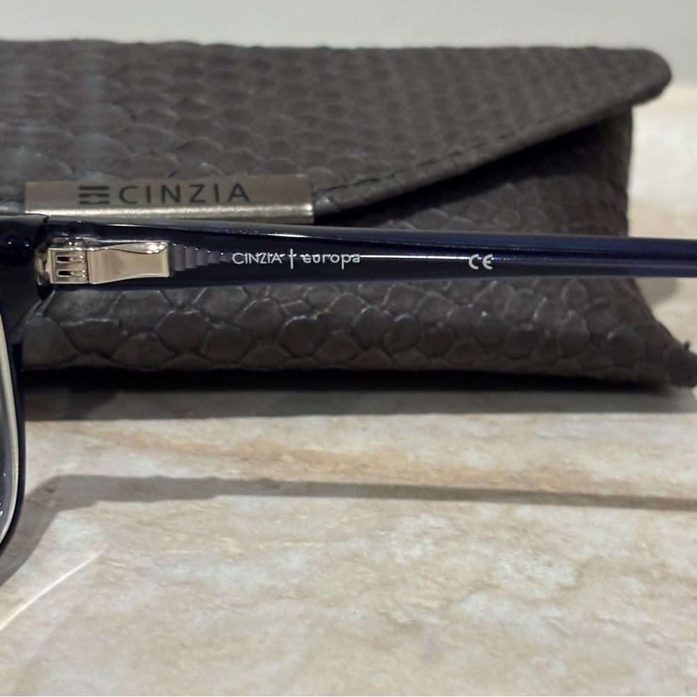 Cinzia Cin-5023 C3 Rounded Rectangular Eyeglasses - image 7